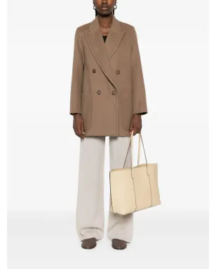 Max Mara ダブルブレスト パッチポケット コート - サムネイル2