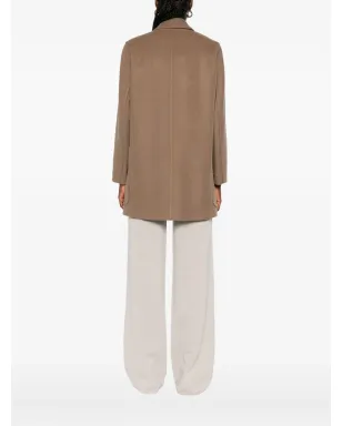 Max Mara ダブルブレスト パッチポケット コート - サムネイル4