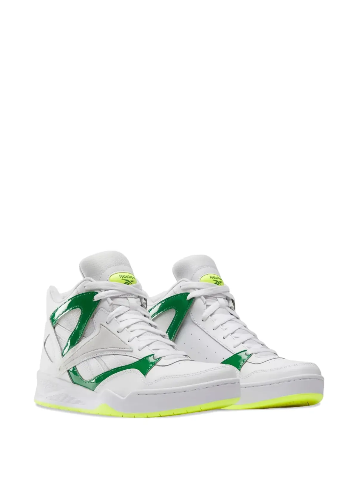Reebok ロイヤル ホワイト/グリーン スニーカー - 画像2