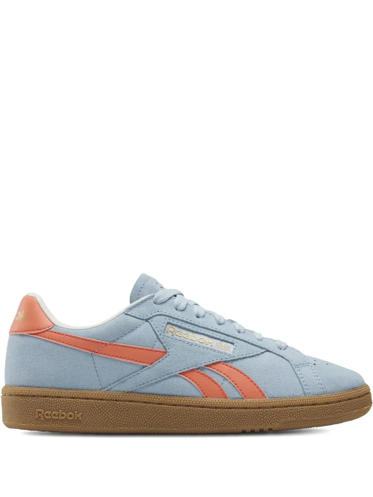 Reebok クラブC グラウンド UK ライトブルー/ピンク スニーカー - 画像1