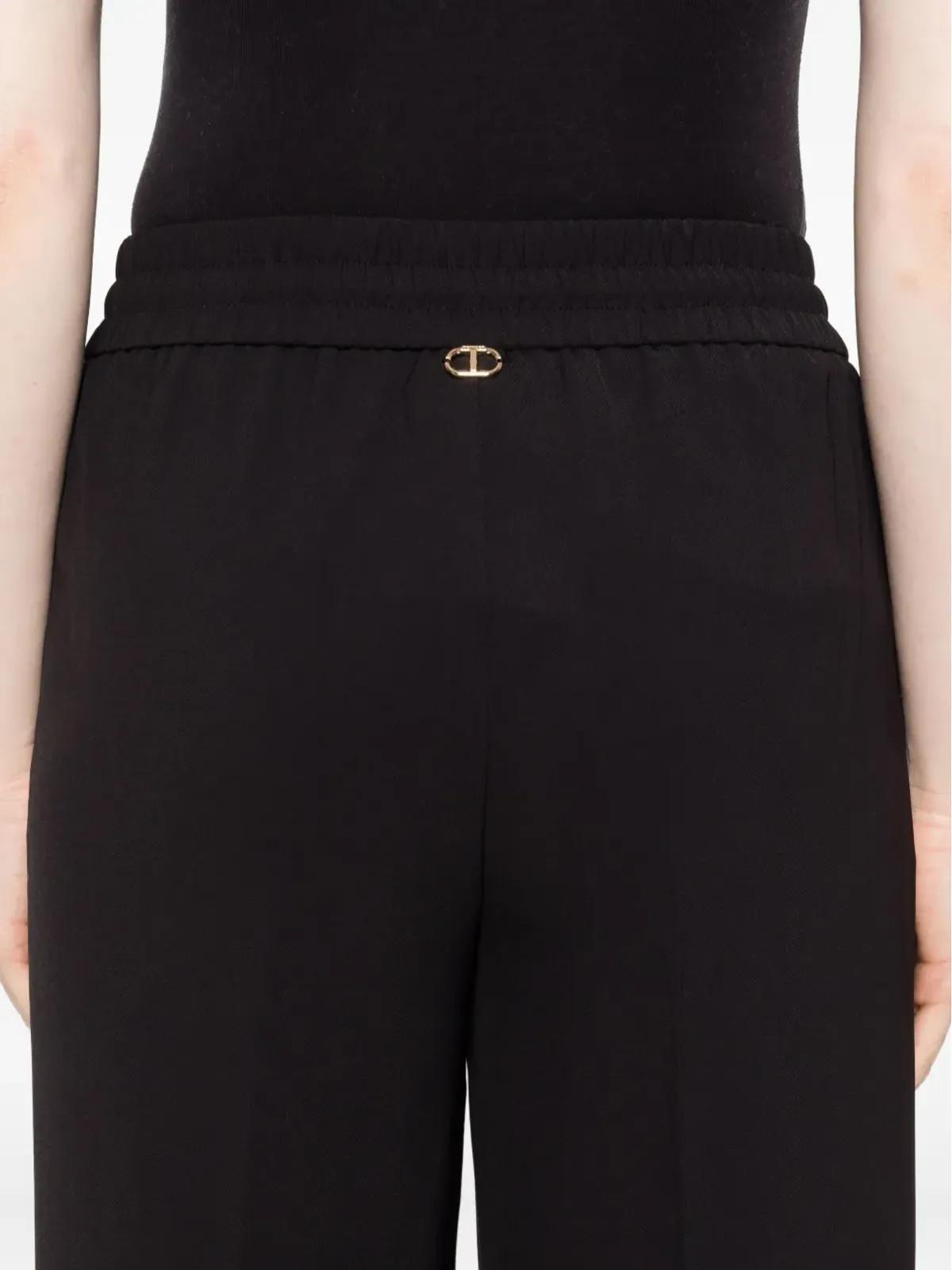 TWINSET ロゴアップリケパンツ - 画像5