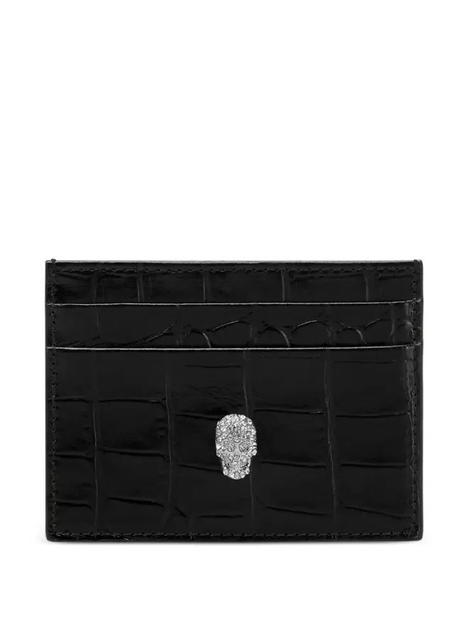 Philipp Plein Philipp Plein スカル装飾カードホルダーの商品画像