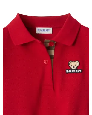 Burberry Kids トーマスベア・パッチ ポロドレス - サムネイル3
