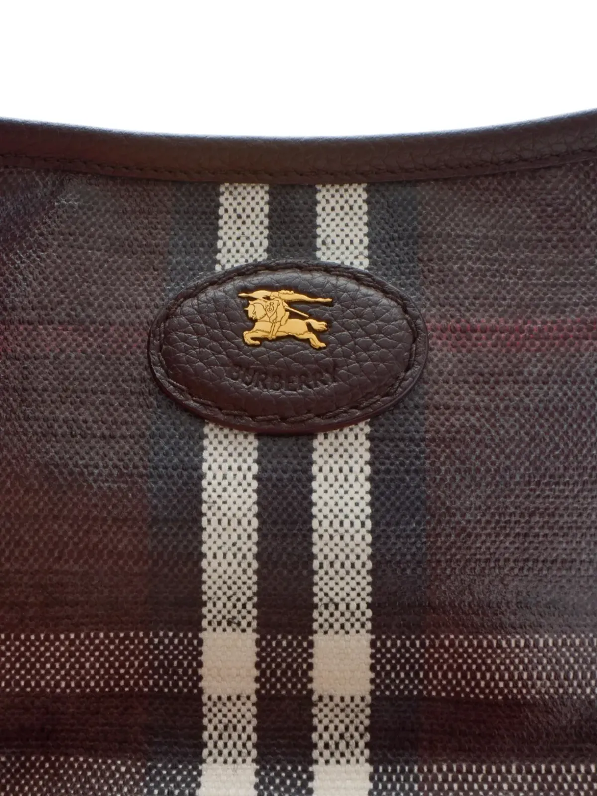 Burberry ハイランズ レザー ショルダーバッグ - 画像4