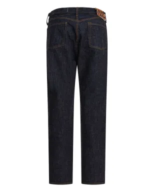 KAPITAL コントラストステッチコットンジーンズ ブルー - サムネイル2