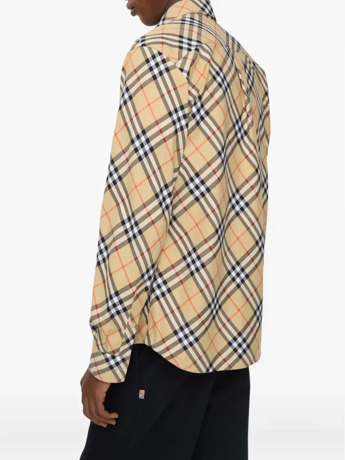 Burberry チェック柄コットンシャツ - 画像2
