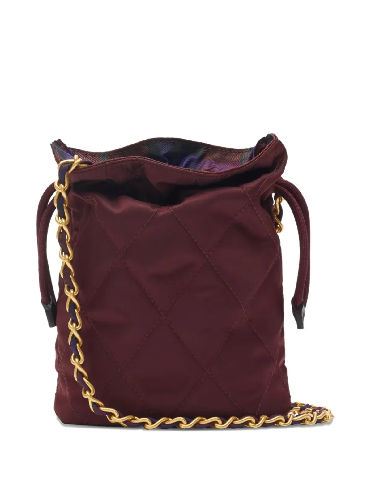 Burberry キルティング チェーンストラップ バケットバッグ - 画像3