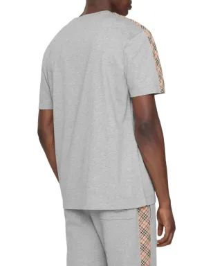 Burberry Equestrian Knight check-trim T-shirt - Grey - サムネイル2