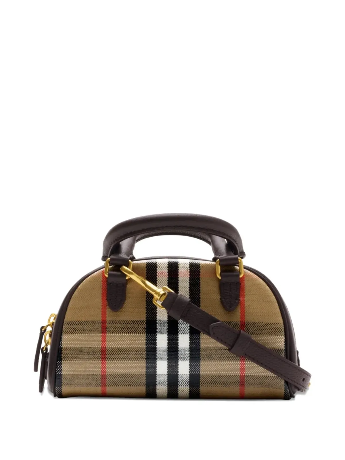 Burberry ハイランズ チェック柄トートバッグ - 画像2
