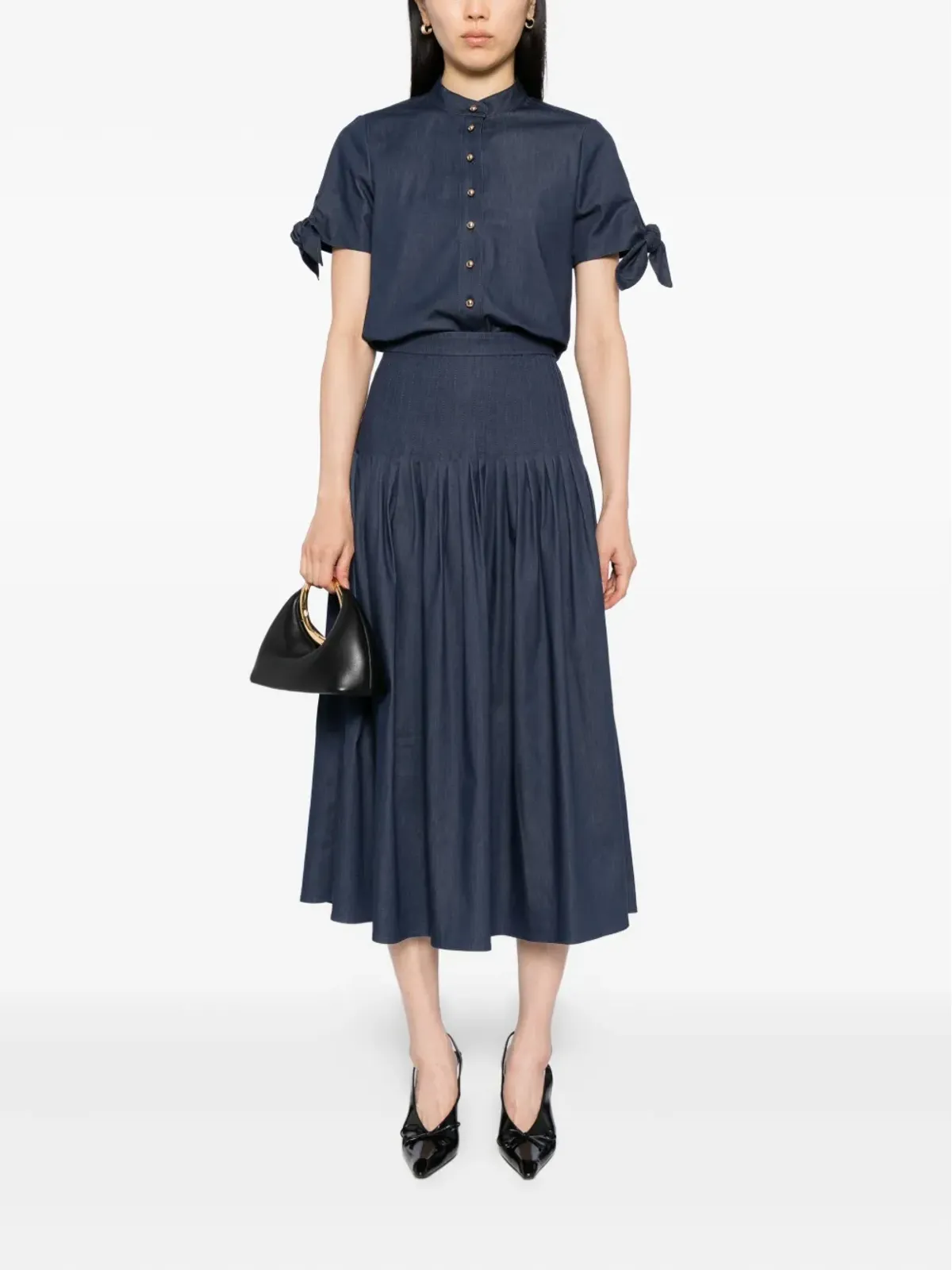 Carolina Herrera タイスリーブシャツ - 画像2