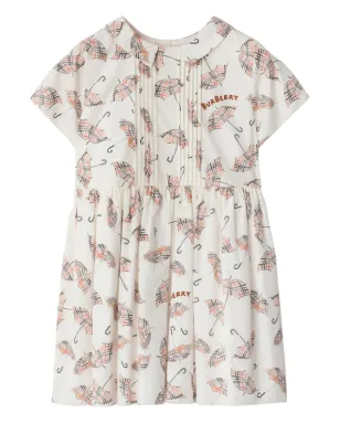 Burberry Kids 傘プリントのワンピース - サムネイル1