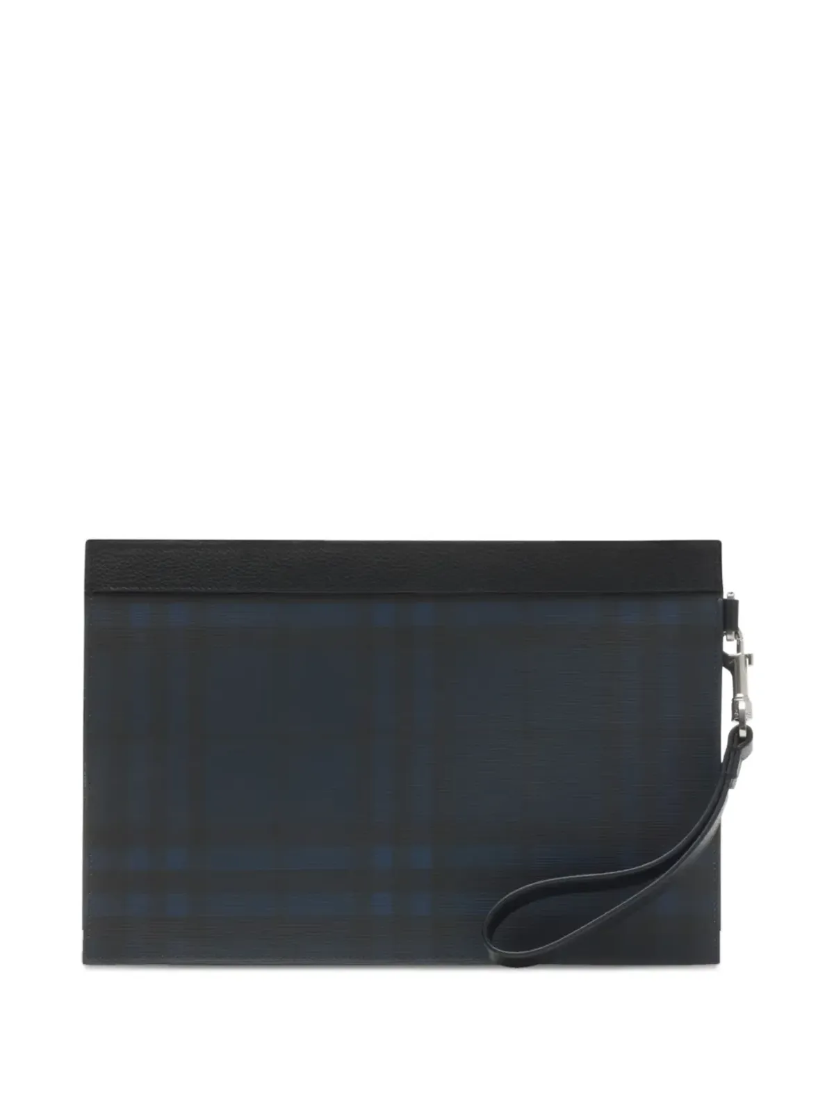 Burberry チェック柄レザー クラッチバッグ - 画像2
