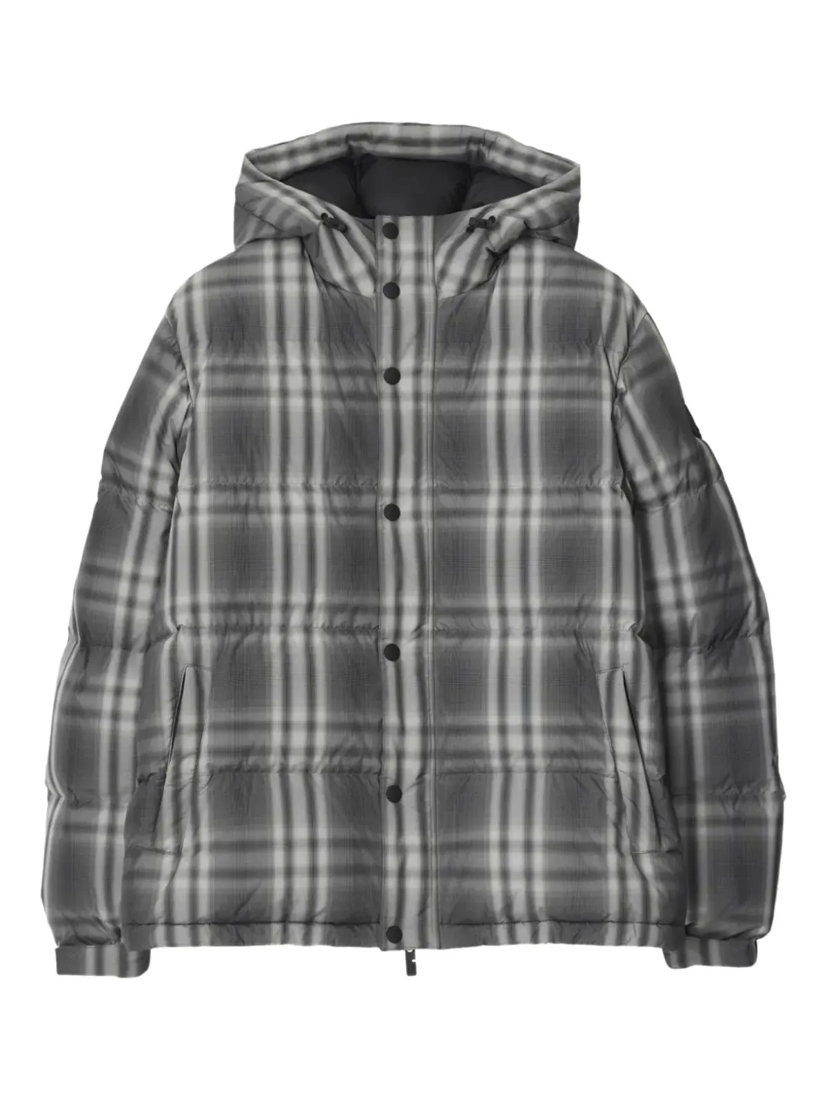 Burberry チェック柄ダウンジャケット - 画像1