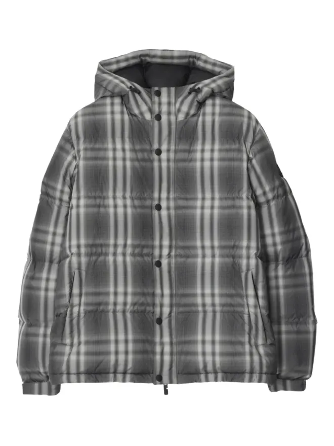Burberry Burberry チェック柄ダウンジャケットの商品画像
