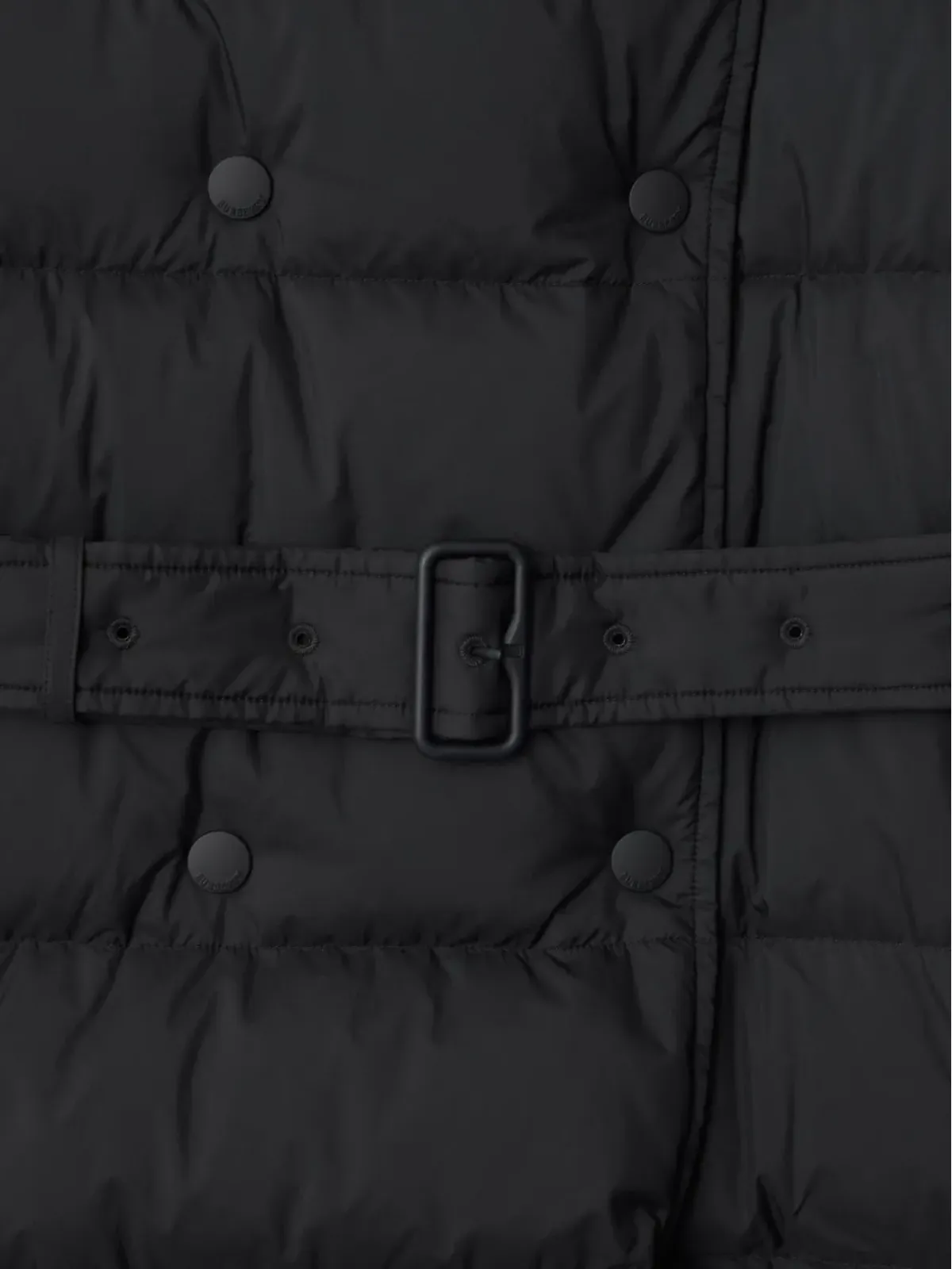 Burberry フード付きベルト付きダウンジャケット - 画像4