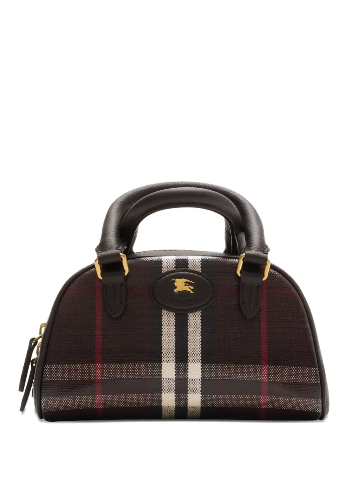 Burberry ハイランドチェック柄ミニバッグ - 画像1