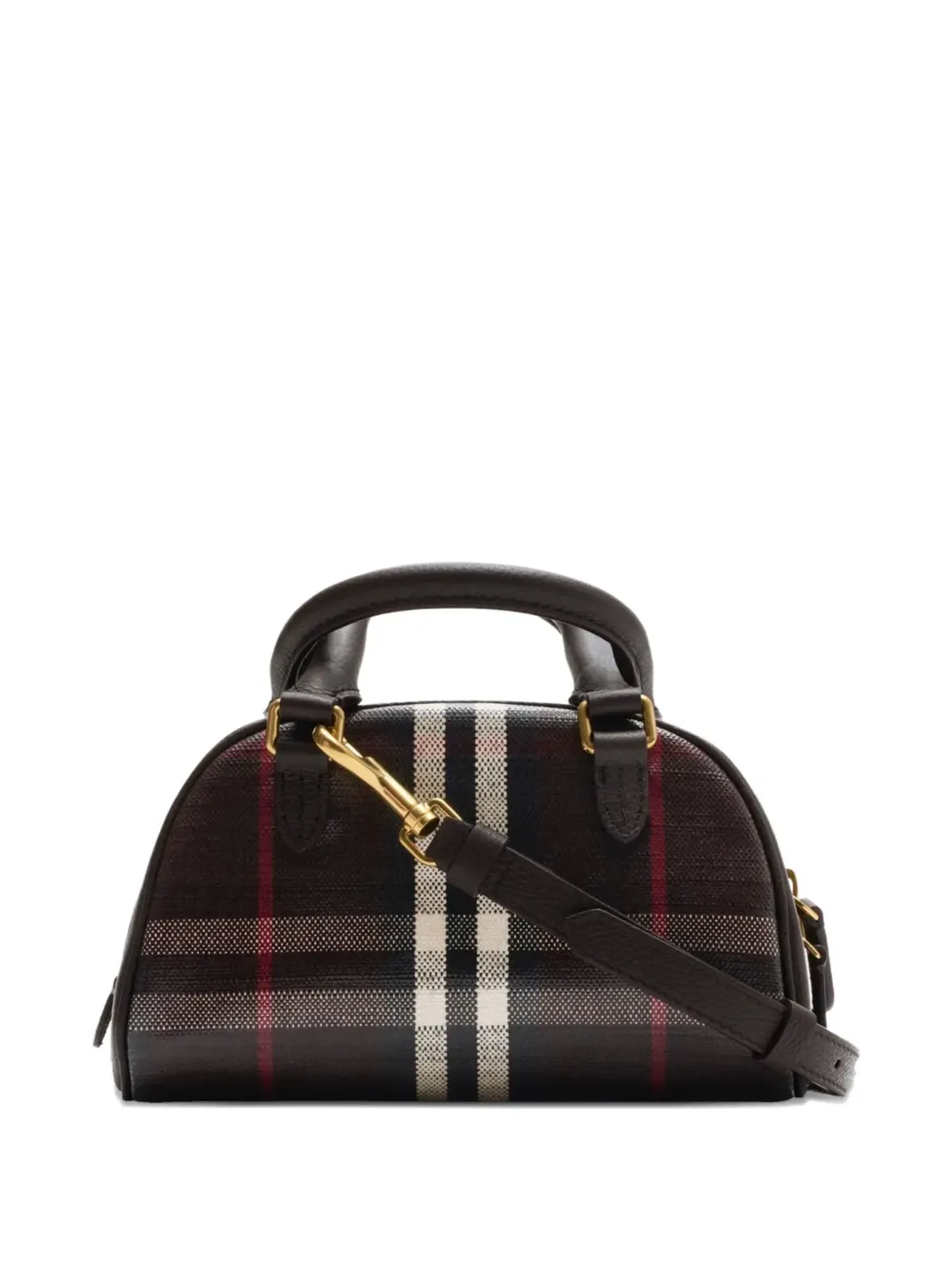 Burberry ハイランドチェック柄ミニバッグ - 画像2
