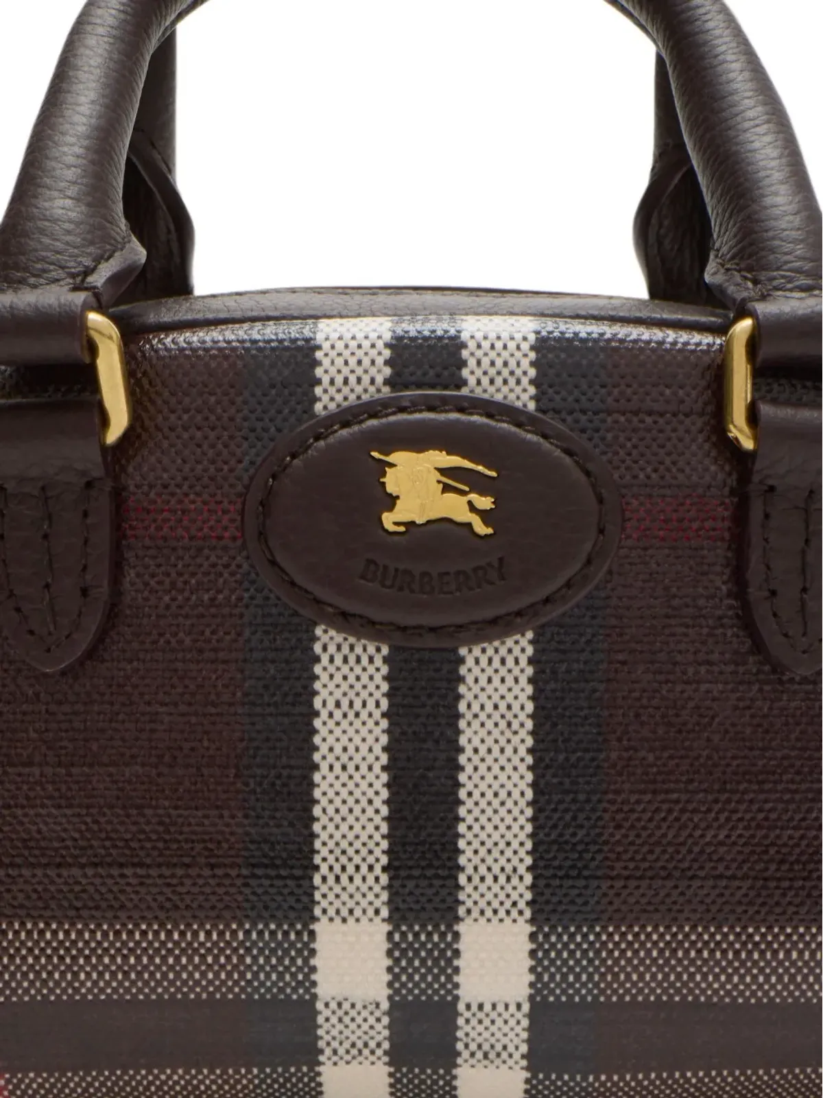 Burberry ハイランドチェック柄ミニバッグ - 画像4