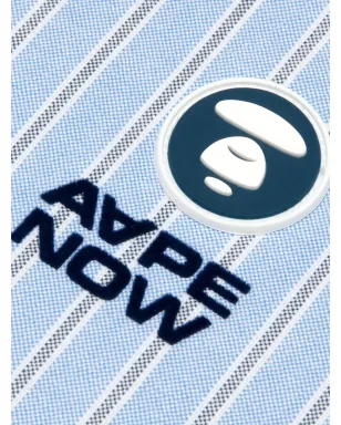 AAPE BY *A BATHING APE® ストライプ柄 ロゴ刺繍 シャツ - サムネイル5