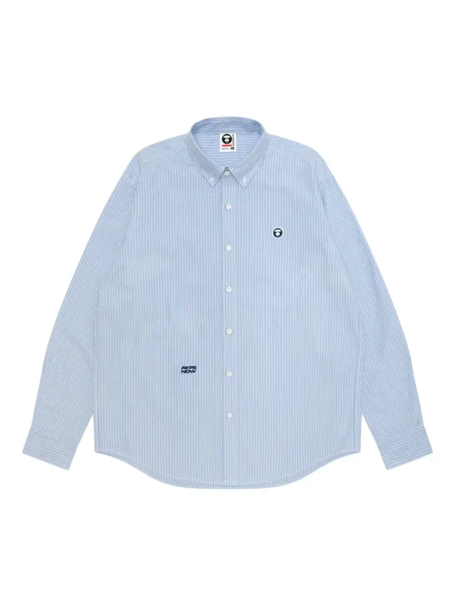 AAPE BY *A BATHING APE® AAPE BY *A BATHING APE® 刺繍ストライプシャツの商品画像