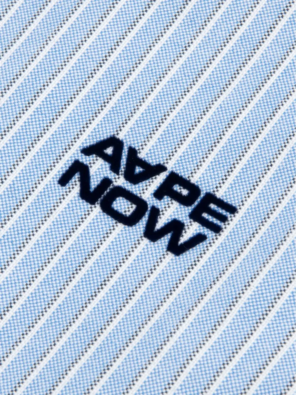 AAPE BY *A BATHING APE® 刺繍ストライプシャツ - 画像3