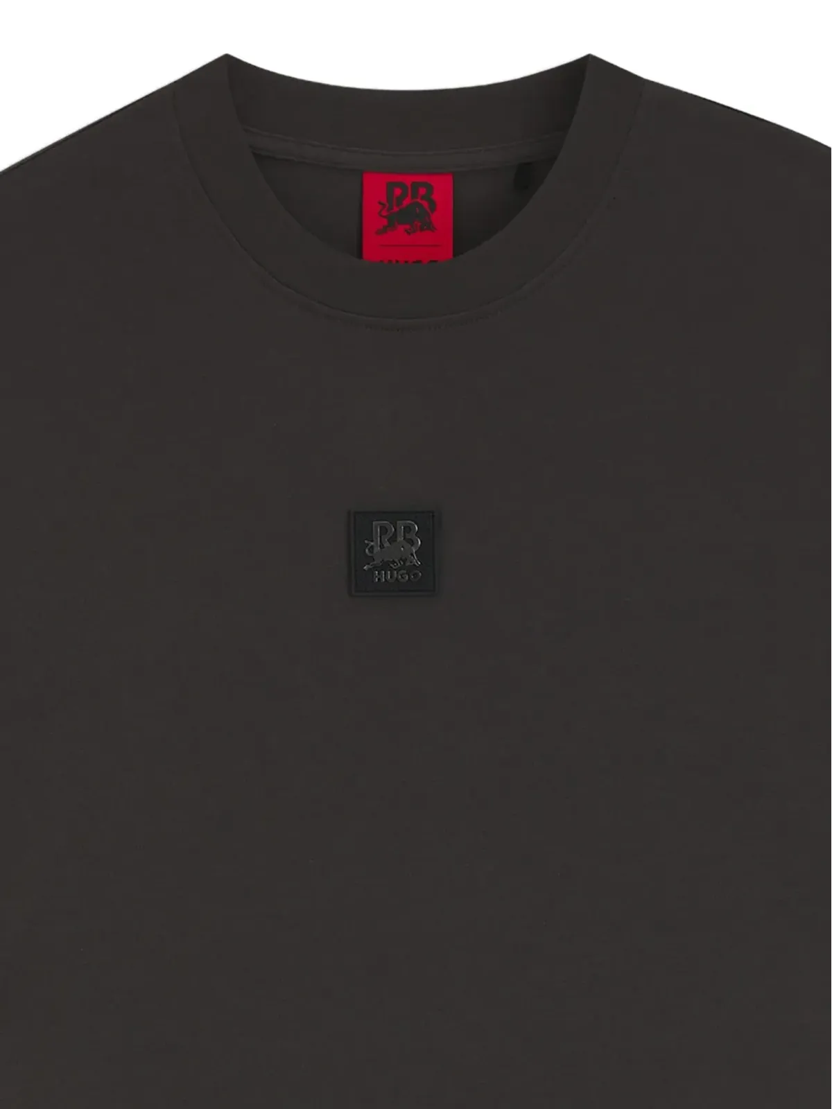 HUGO ロゴプレート クルーネック Tシャツ - 画像2
