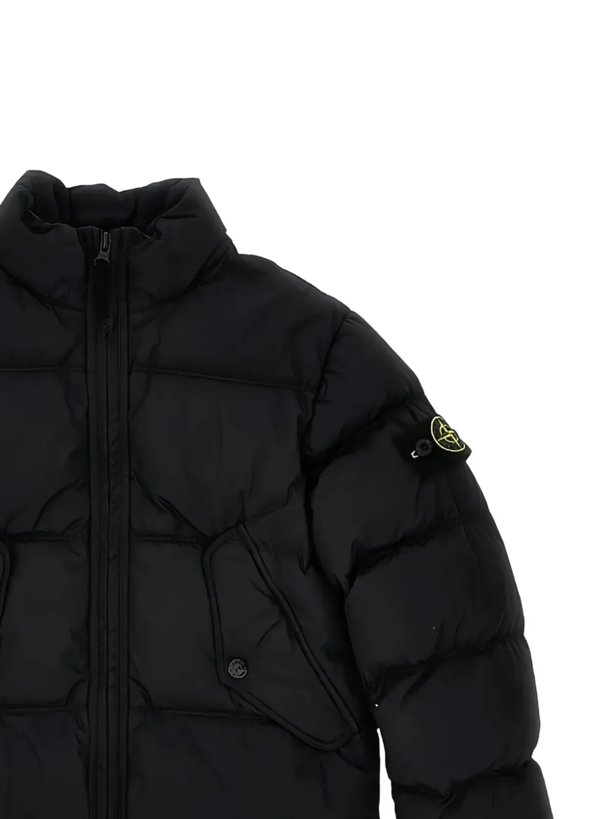 Stone Island Junior キルテッドダウンジャケット - 画像2