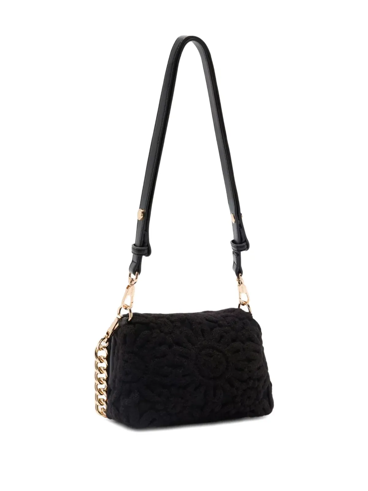 LIU JO LaPuffy 刺繍 クロスボディバッグ - Black - 画像3