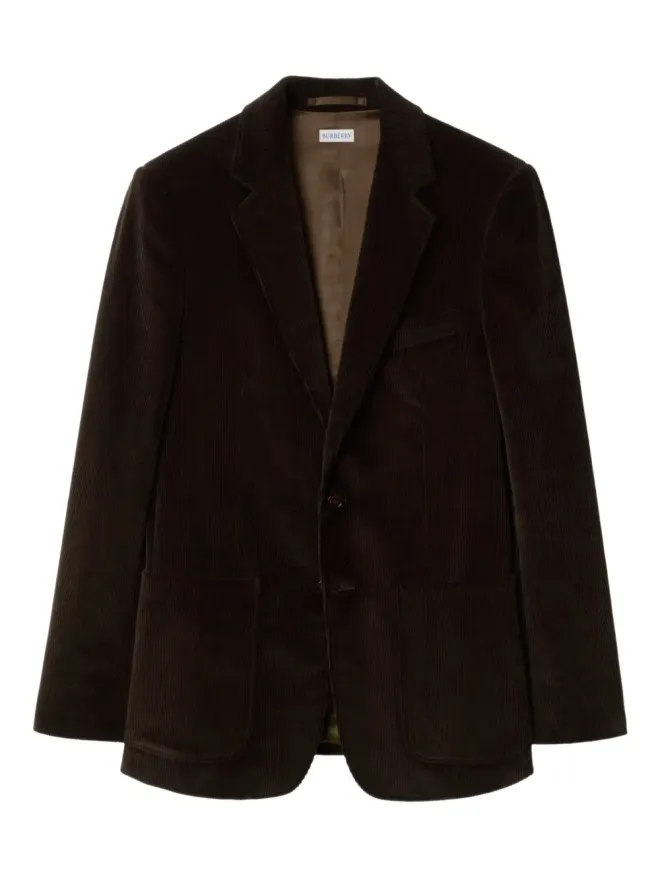 Burberry Burberry コーデュロイ・シングルブレストジャケットの商品画像
