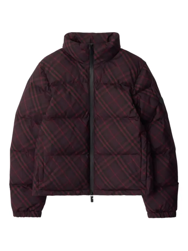 Burberry Burberry チェック柄ダウンジャケットの商品画像