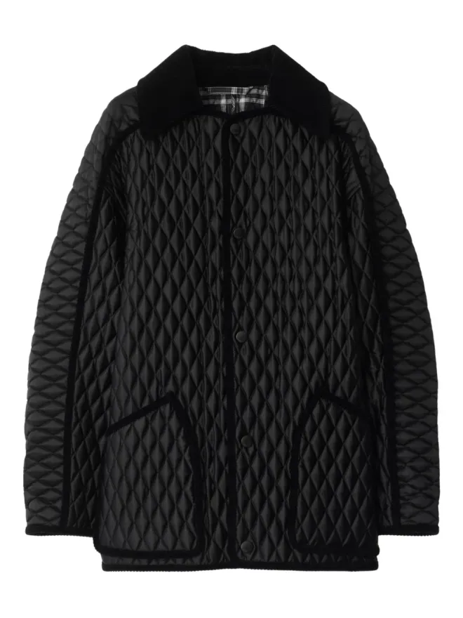 Burberry Burberry キルテッド・コーデュロイ・トリム ジャケットの商品画像