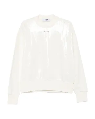 MSGM スパンコール付きスウェット - サムネイル1