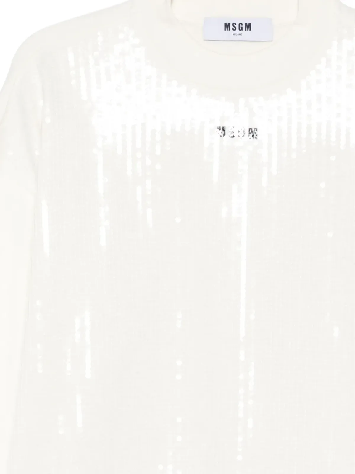 MSGM スパンコール付きスウェット - 画像3