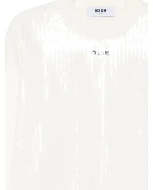 MSGM スパンコール付きスウェット - サムネイル3