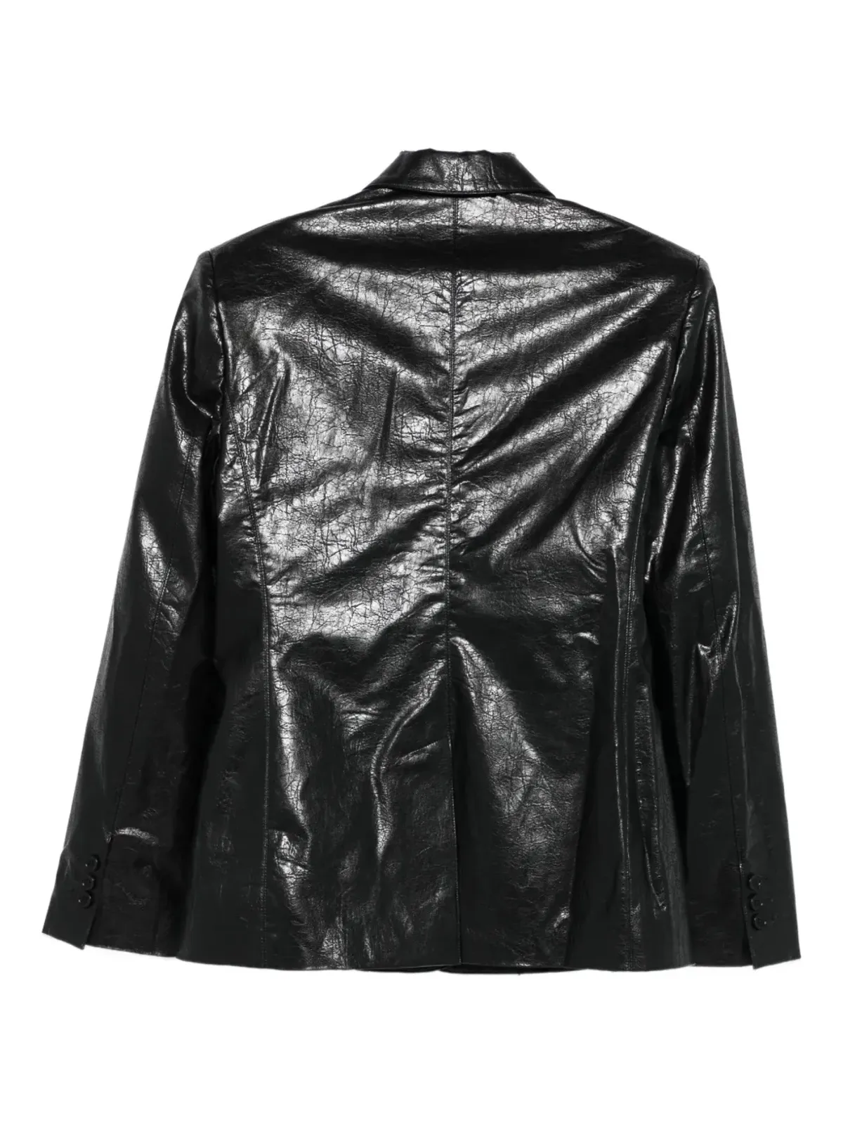 MSGM ノッチド アシンメトリックジップジャケット - 画像2