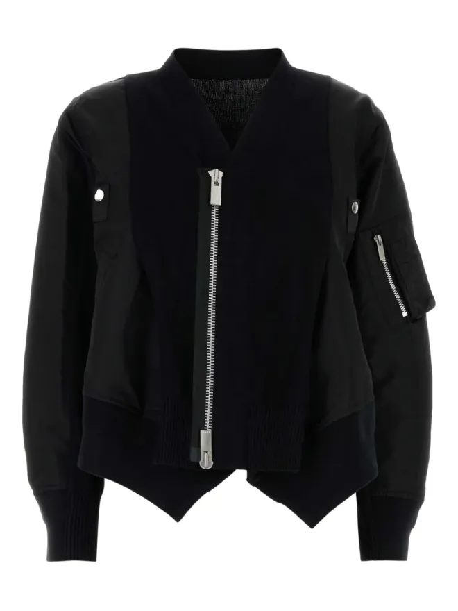 sacai sacai コットンブレンド ボンバージャケットの商品画像