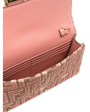 FENDI バゲット FFパターン ベルベット クラッチバッグ - ピンク - サムネイル5