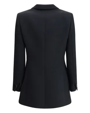 Giorgio Armani シングルボタン シルク ブレザー - サムネイル2