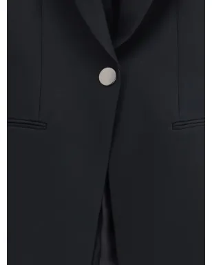 Giorgio Armani シングルボタン シルク ブレザー - サムネイル4