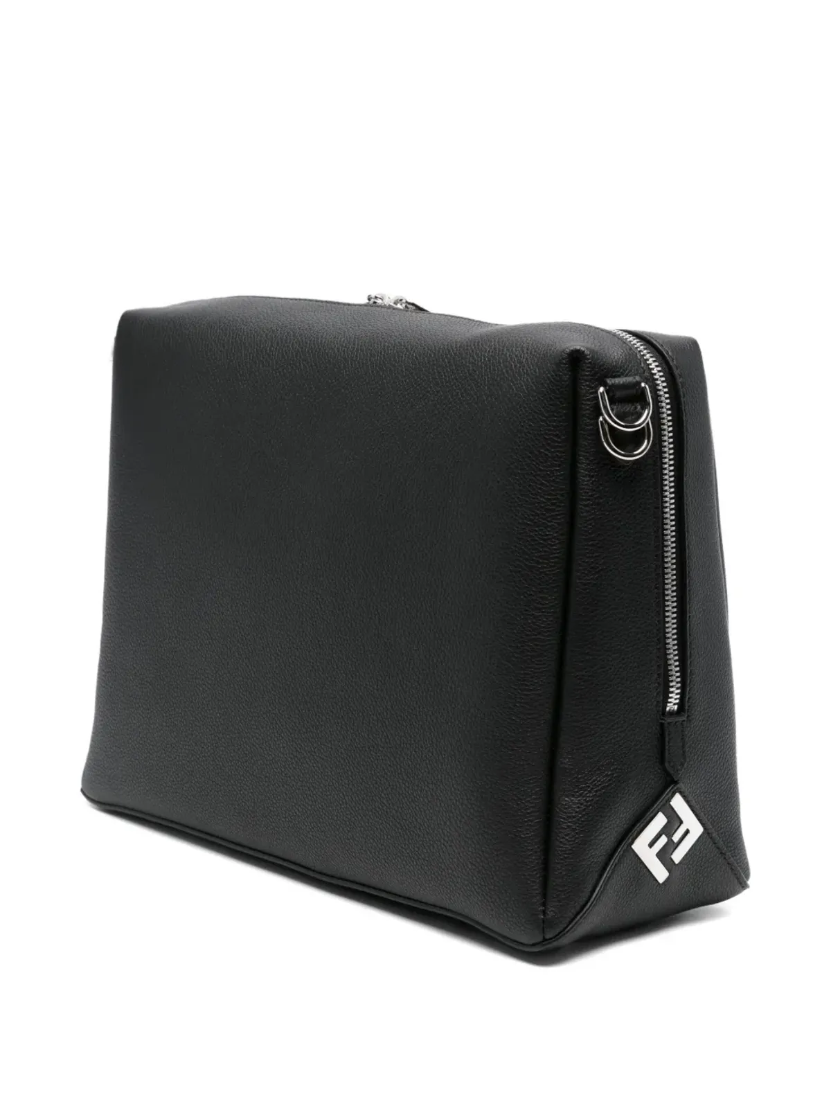 FENDI Lui palladium ロゴ ジップ ショルダーバッグ - 画像3