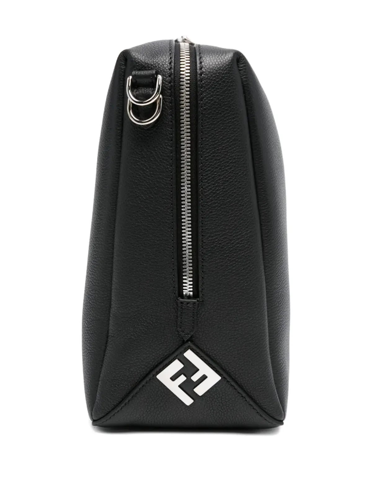 FENDI Lui palladium ロゴ ジップ ショルダーバッグ - 画像4