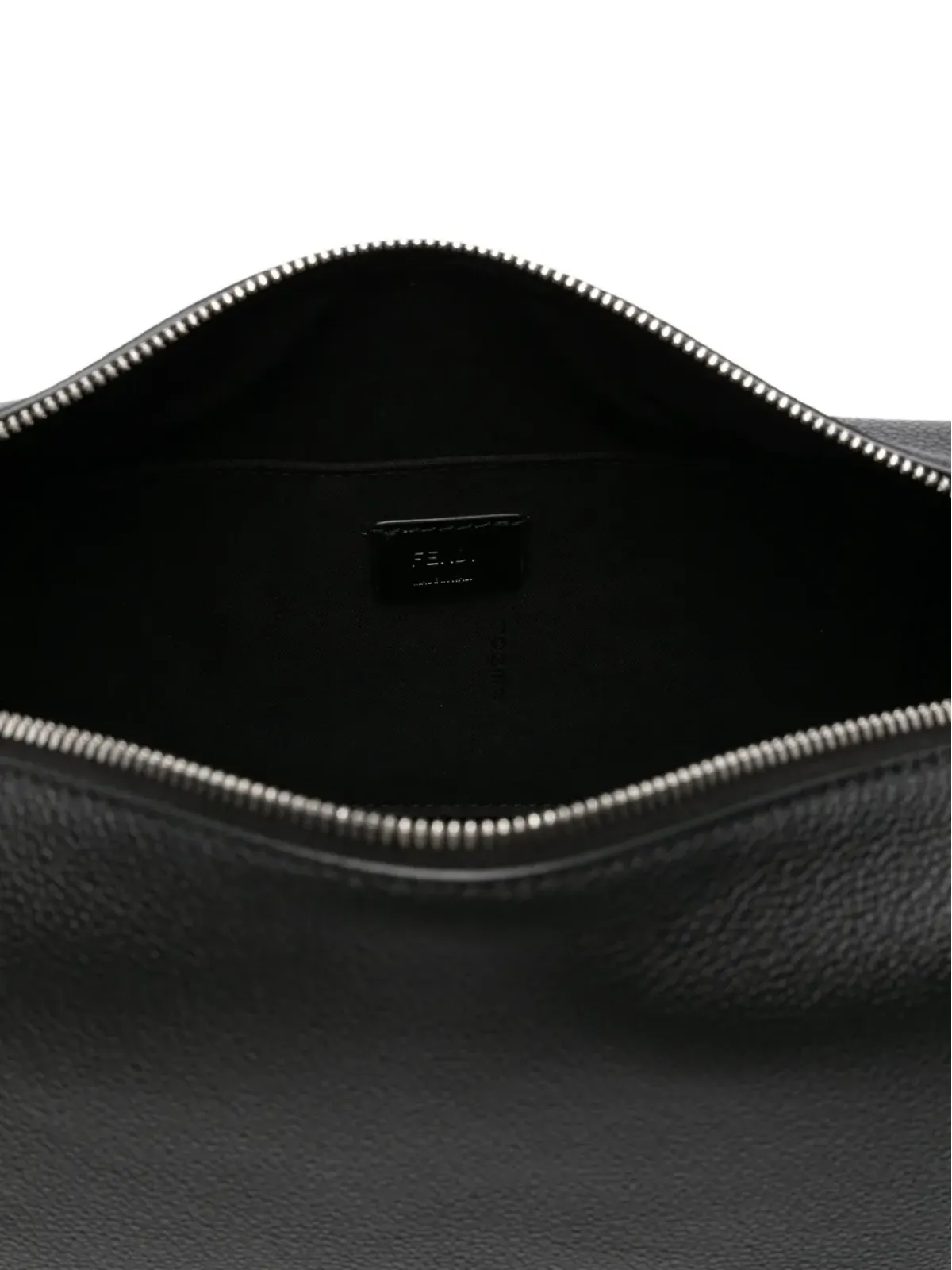 FENDI ルイ ロゴプレート レザー ショルダーバッグ - 画像5