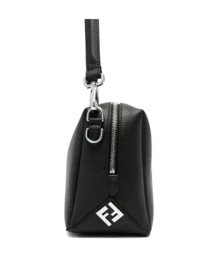 FENDI ルイ ロゴプレート レザー ショルダーバッグ - サムネイル4