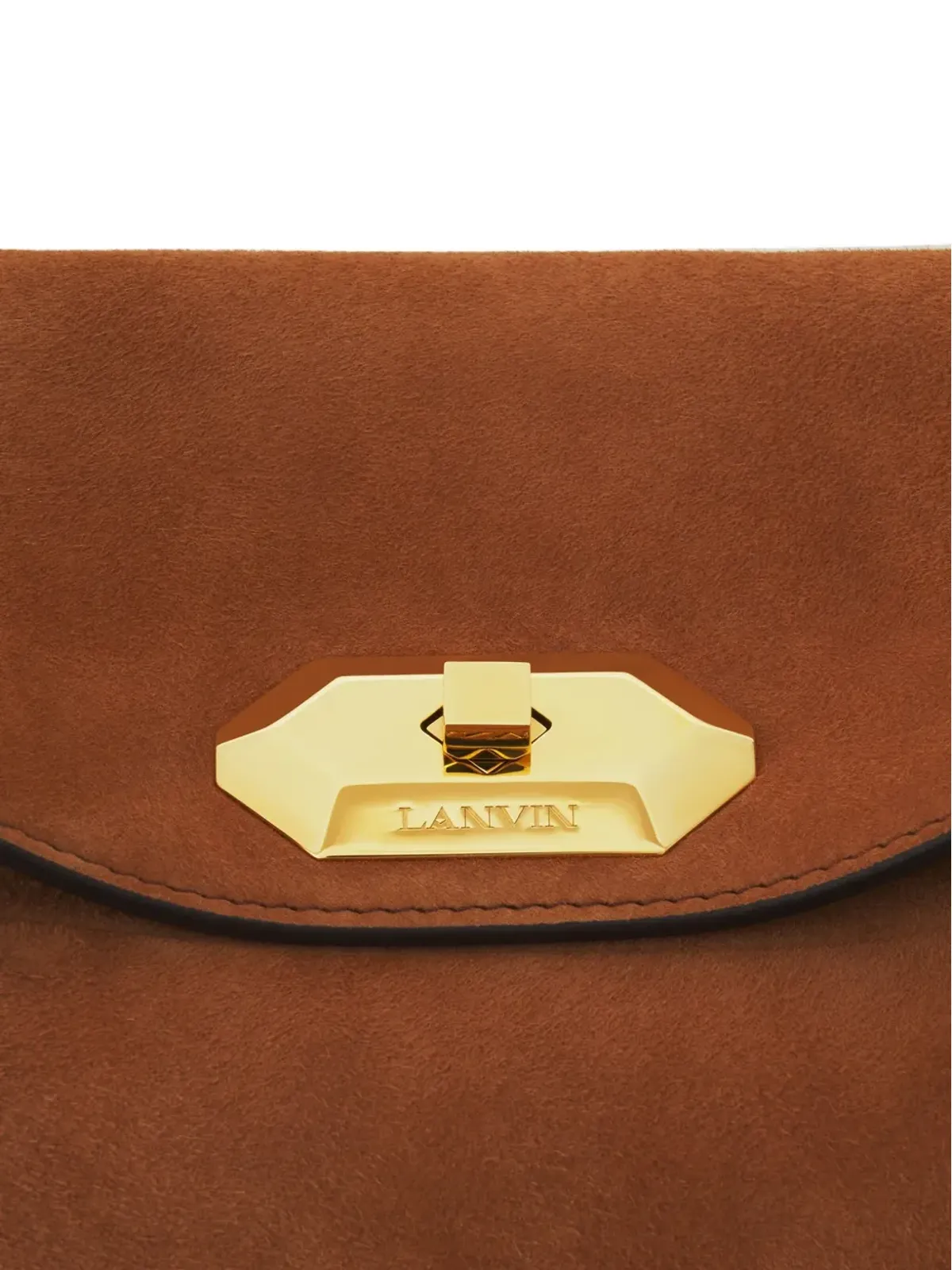 Lanvin サック・コンパニオン スエードショルダーバッグ - 画像5