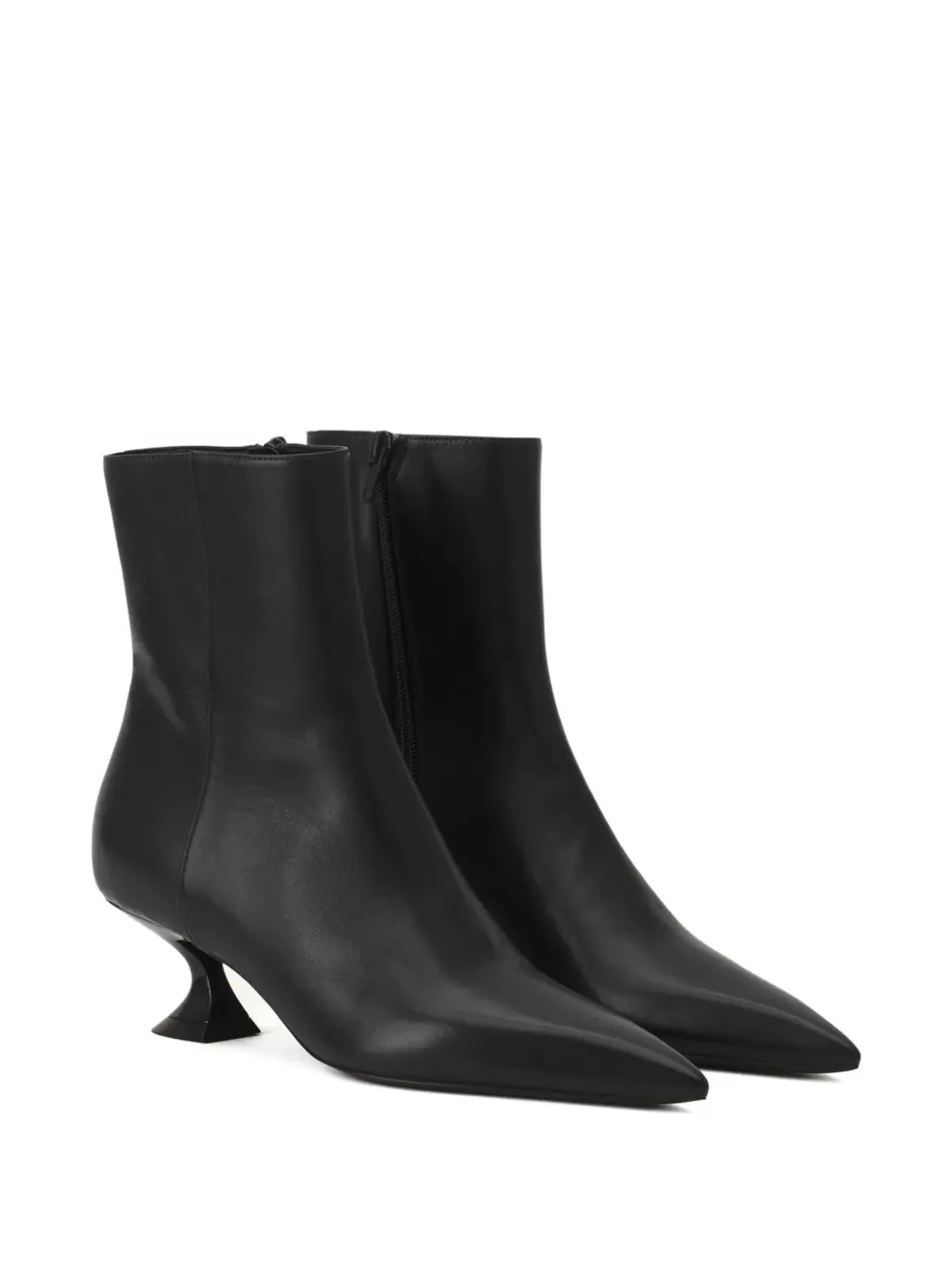 Lanvin ポインテッドトゥ・成形ヒール アンクルブーツ - 画像2