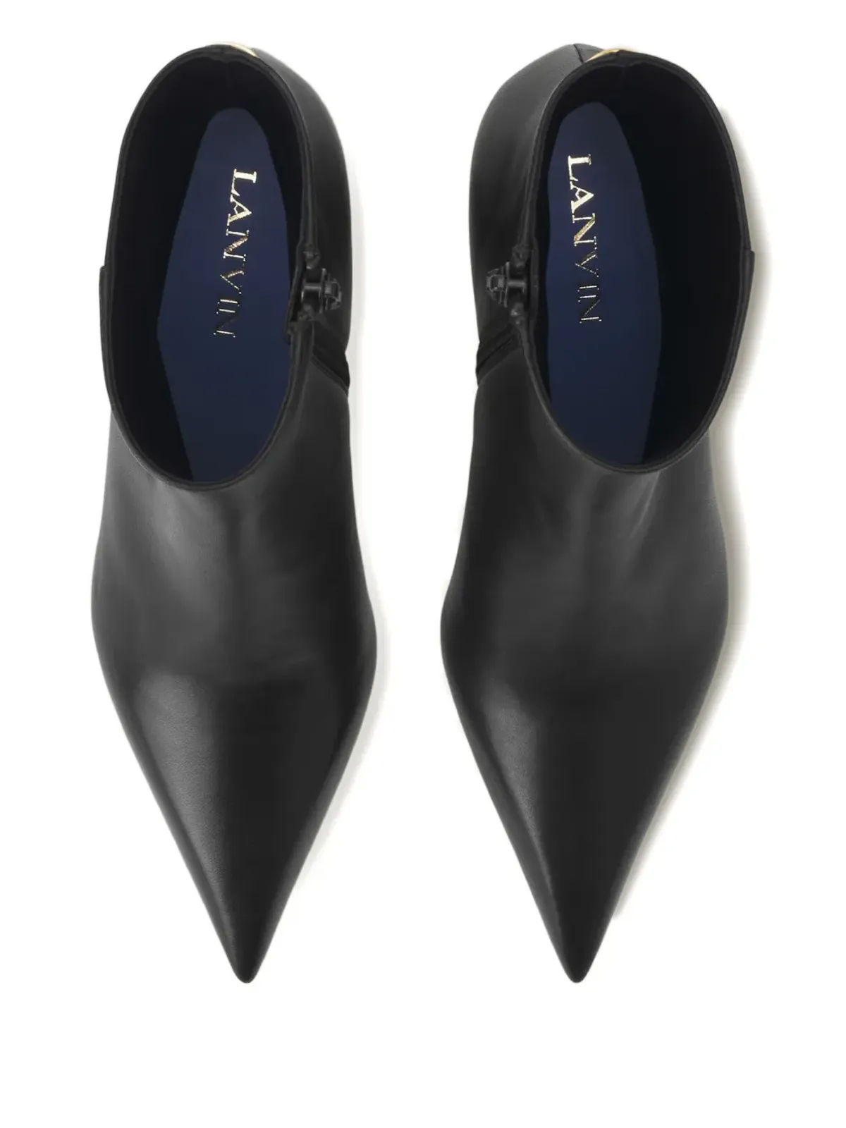 Lanvin ポインテッドトゥ・成形ヒール アンクルブーツ - 画像4