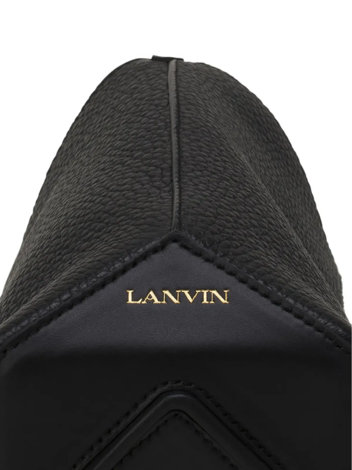 Lanvin スタッズ付きレザークロスボディバッグ - 画像5