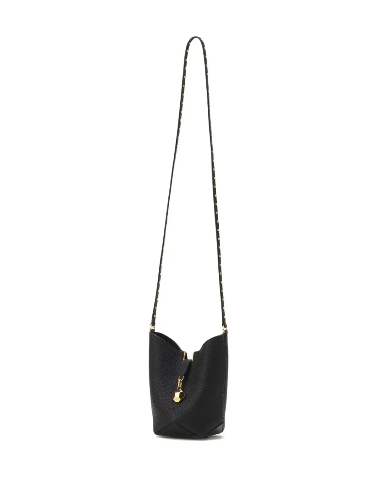 Lanvin スタッズ付きレザークロスボディバッグ - 画像2