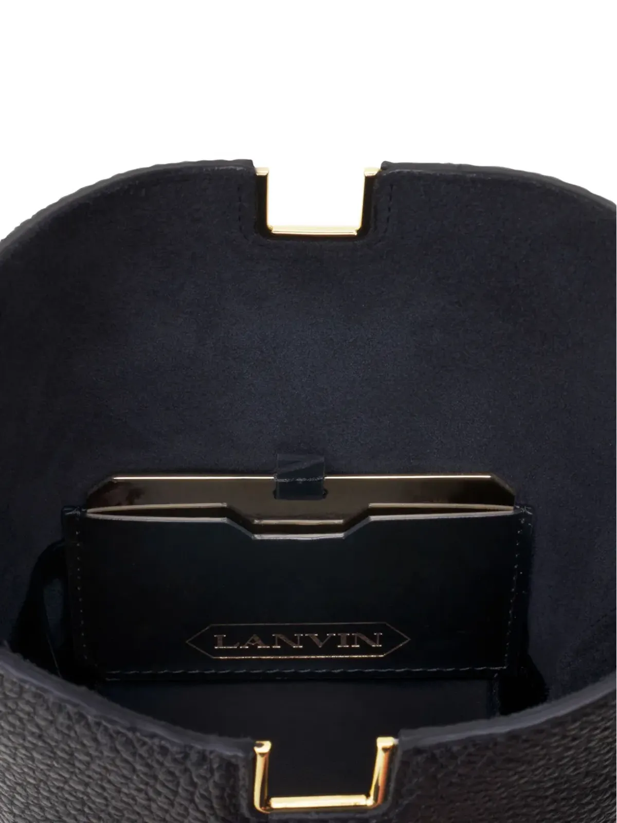 Lanvin スタッズ付きレザークロスボディバッグ - 画像4