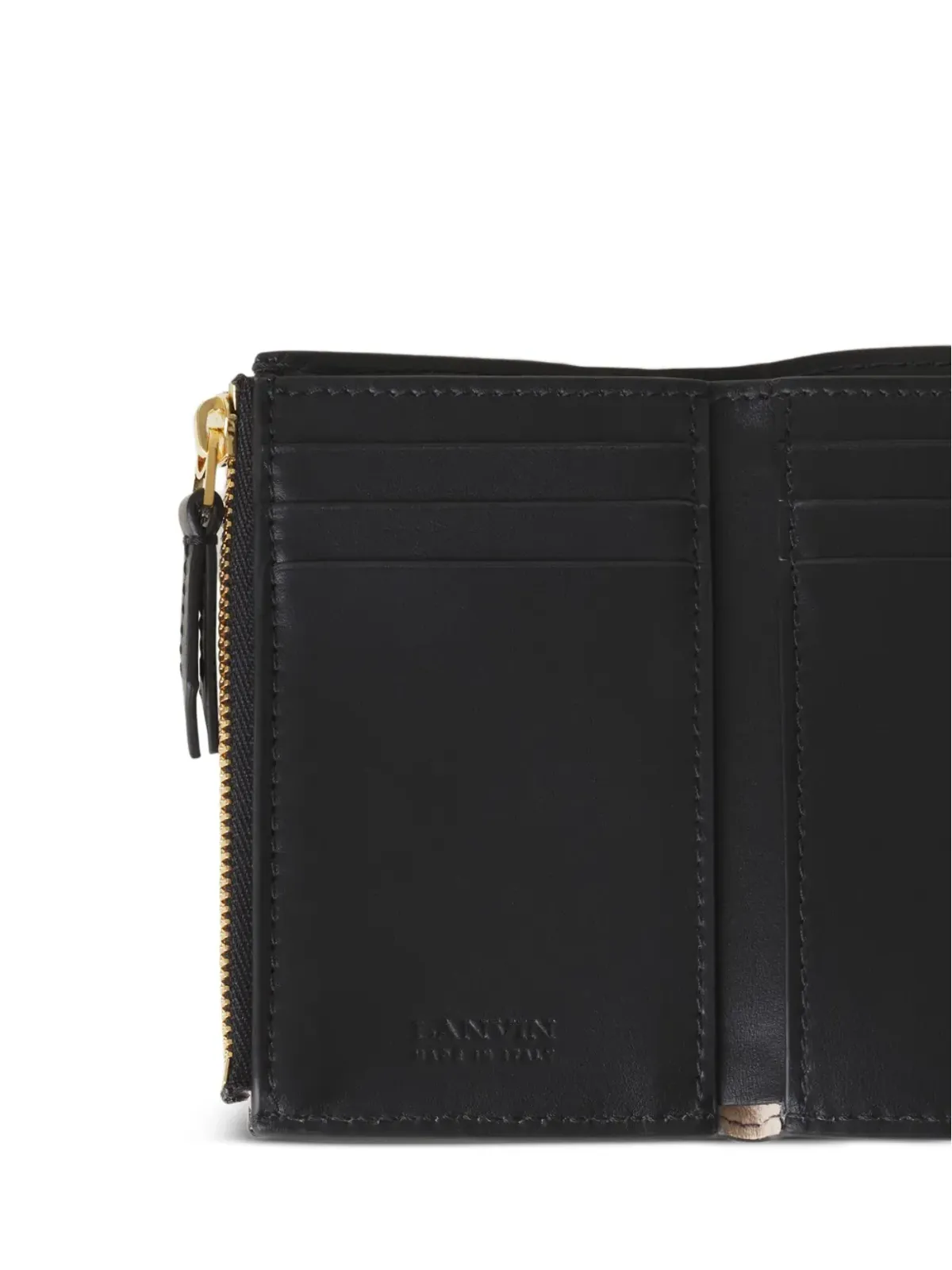 Lanvin ジップポケット フラップ ウォレット - 画像4